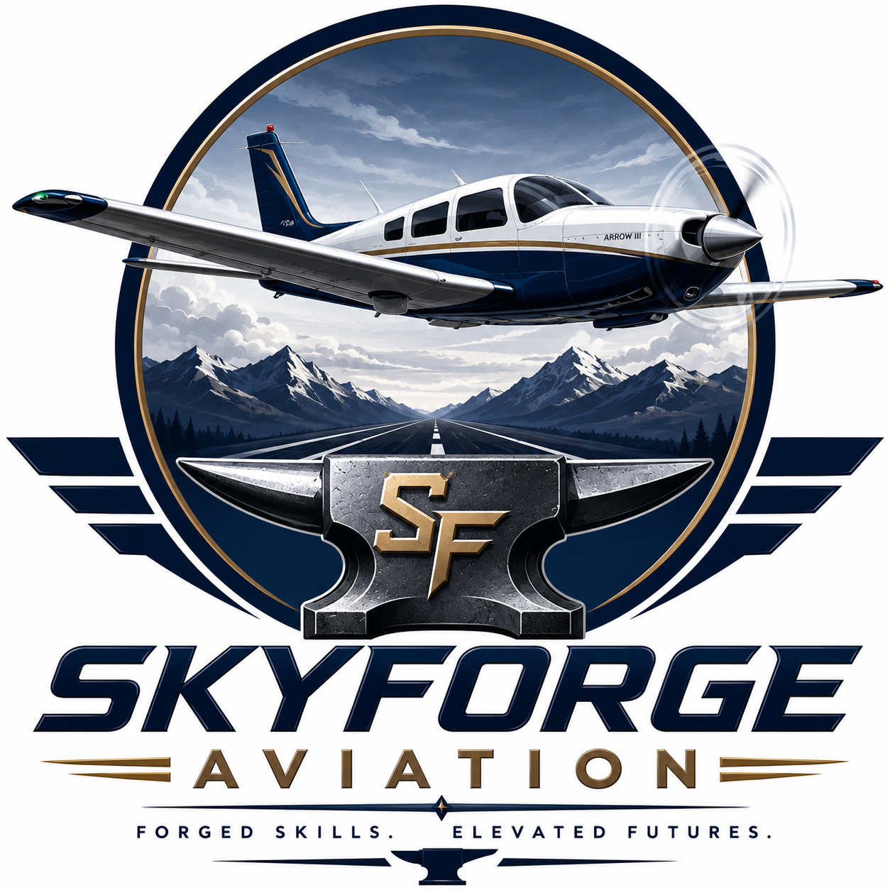 SkyForge Aviation logo